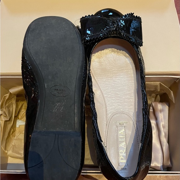 Prada Ballet Flats for sale in size 7.5 - Picture 3 of 4